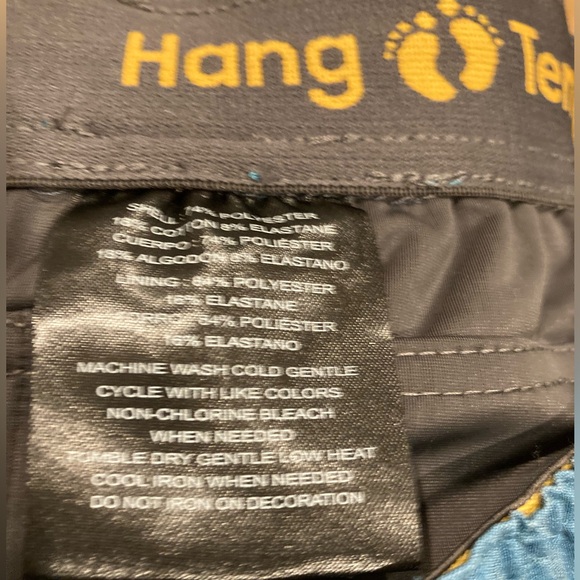 Hand Ten Green Swim Trunks For Men Size L - Picture 11 of 16